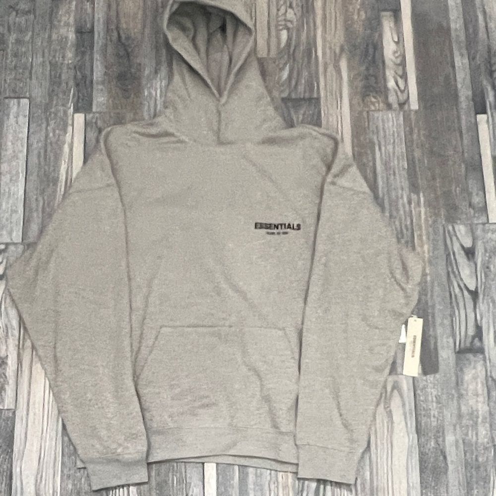 🔥🔥 NWT - ESSENTIALS F.O.G. Dark Oatmeal‎ Gray Pullover Hoodie Sweatshirt 2XL
